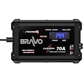 Stetsom Bravo Charger 70A PRO Bivolt, Battery Charger 70A, Car Audio System Power Supply Bivolt Automatic 127v/220vAC, Fixed/Slow/Fast Charge Mode, Stetsom Battery Charger, Smart Charger Battery
