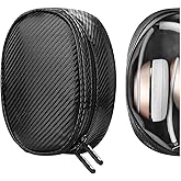 Geekria Headphone Pouch Compatible with Beats Solo 4, Solo 3, Solo 2, Studio Pro, Studio, Studio 3, Solo HD Case, Replacement Protective Travel Carrying Bag with Cable Storage (Black)