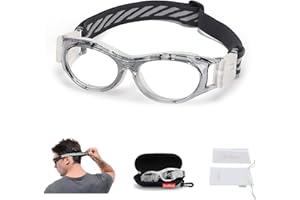 SooGree Kids Sport Glasses - Basketball & Football Goggles - Boys Safety Eyewear - Anti Shock Collision Glasses - Frame 7-14