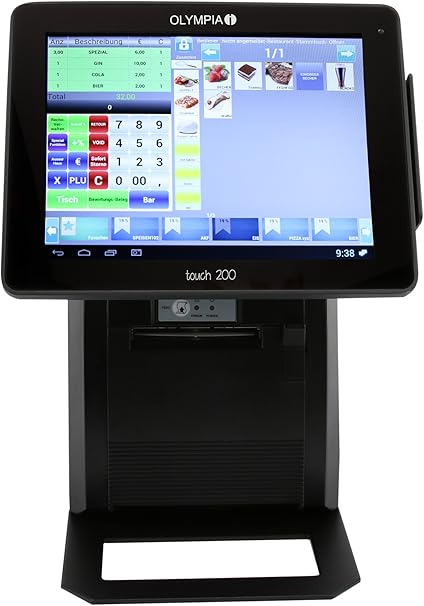 Olympia Touch200 - Caja registradora, color negro: Amazon.es: Oficina y papelería