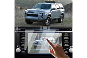 Sunsdrew 2PCS 4Runner Screen Protector for 2020-2023 2024 Toyota 4Runner/2019-2021 Tundra 8-inch 4Runner Touch Screen Radio Display Protector 9H Tempered Glass Protective Film Anti-Glare