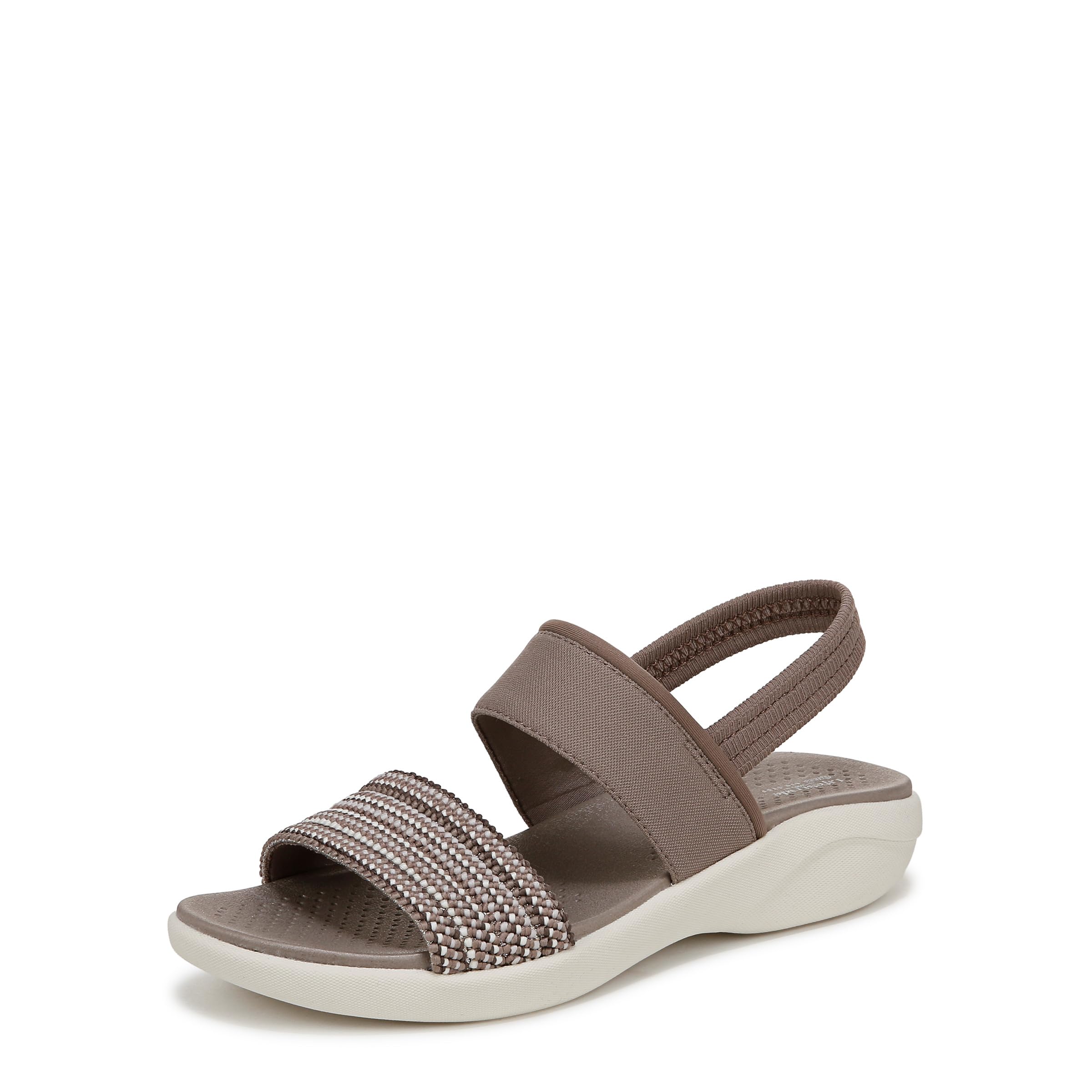 Bzees For Lifestride Women’s Cali Sandal, Latte Multi, 6.5 Wide