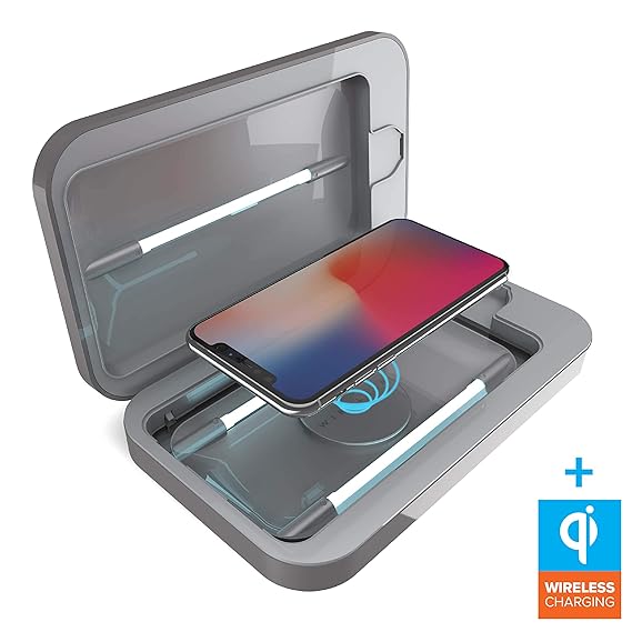 Image result for PhoneSoap 3.0 UV Sanitizer and Universal Phone Charger-