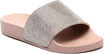 womens sparkly flip flops