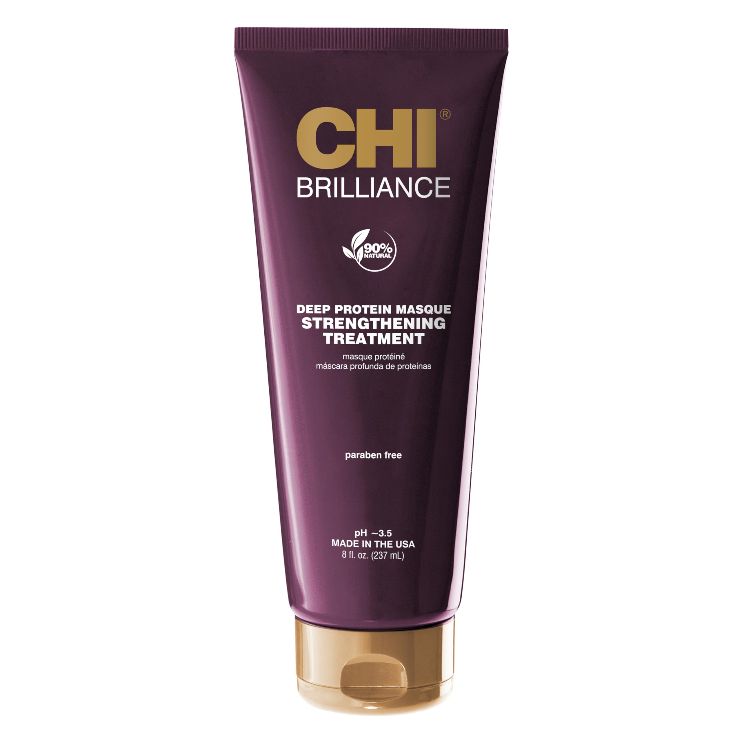 CHI Deep Brilliance Deep Protein Masque, Strengthening Treatment, 237 ml