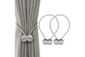IHClink Window Curtain Tiebacks Clips VS Strong Magnetic Tie Band Home Office Decorative Drapes Weave Holdbacks Holders Europ