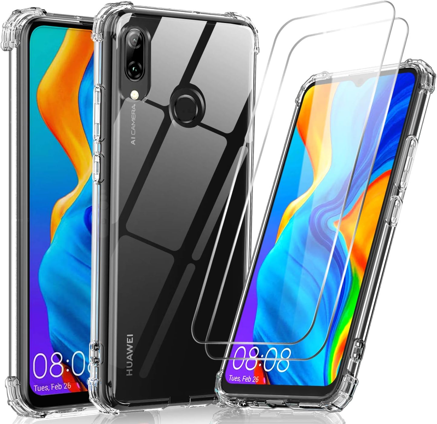Funda Transparente + Vidrio Templado Full Para Samsung A14