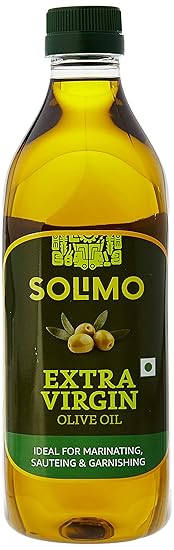 Amazon Brand-Solimo Extra Virgin Olive Oil, 1L