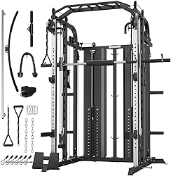 DONOW Smith Machine with Weight Stacks Power Cage