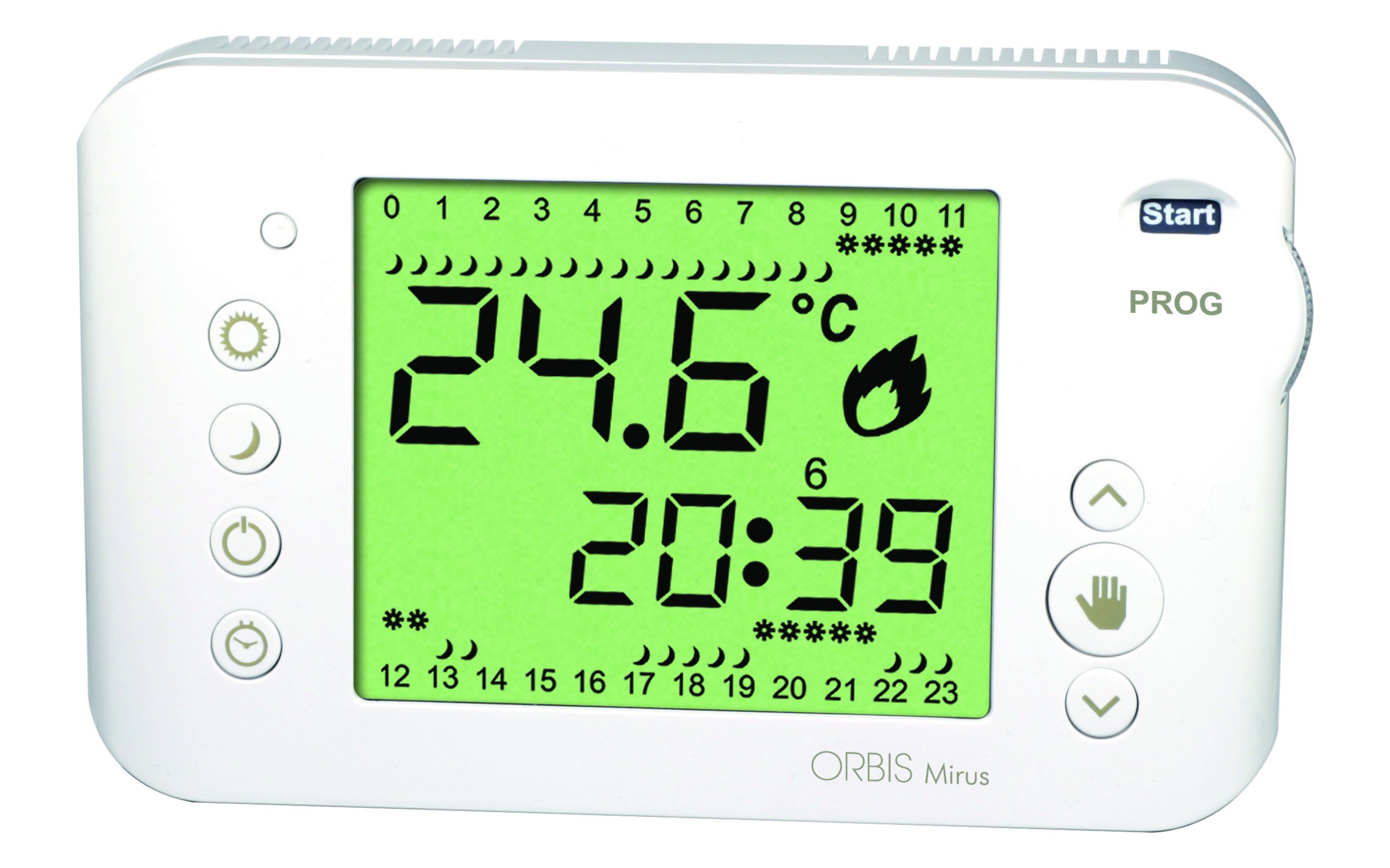 Orbis Mirus OB324700 Clock, Blanco