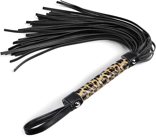 Martinet Noir En Cuir Paloqueth Fouet Sm Plaisir D Adulte Amazon Fr Hygiasne Et Soins Du Corps