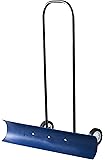 The Snowcaster 30SNC 36-Inch Bi-Directional Wheeled Snow Pusher, Blue