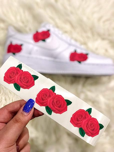 air force 1 with roses