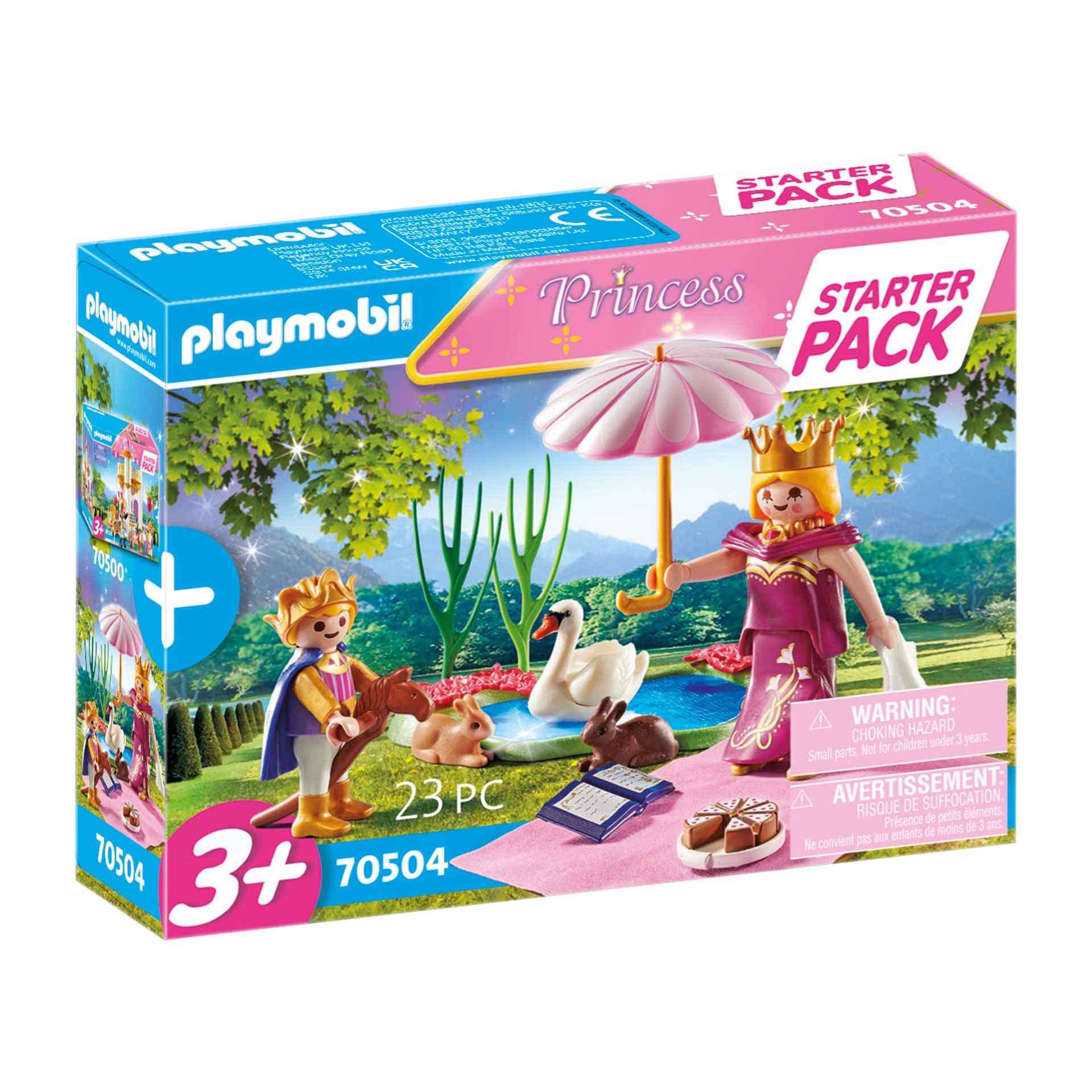 Playmobil 70504 Princess Royal Picnic Small Starter Pack, for Children Ages 3+, Fun Imaginative Role-Play, PlaySets Suitable for Children Ages 4+