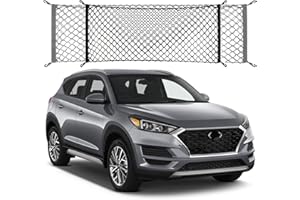 OMOCYRA Cargo Trunk Net Compatible with Hyundai Tucson New 2024 2023 2022 2021 2020 2019 2018 2017 2016 2015 Car Rear Accessories Grocery Net