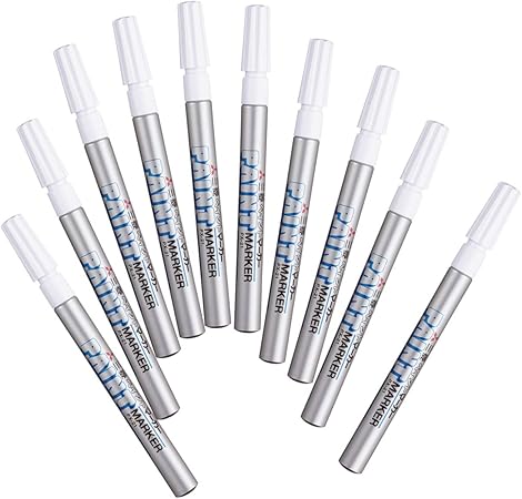 Amazon 三菱鉛筆 ペイントマーカー 細字 銀 10本 Px21 26 文房具 オフィス用品 文房具 オフィス用品