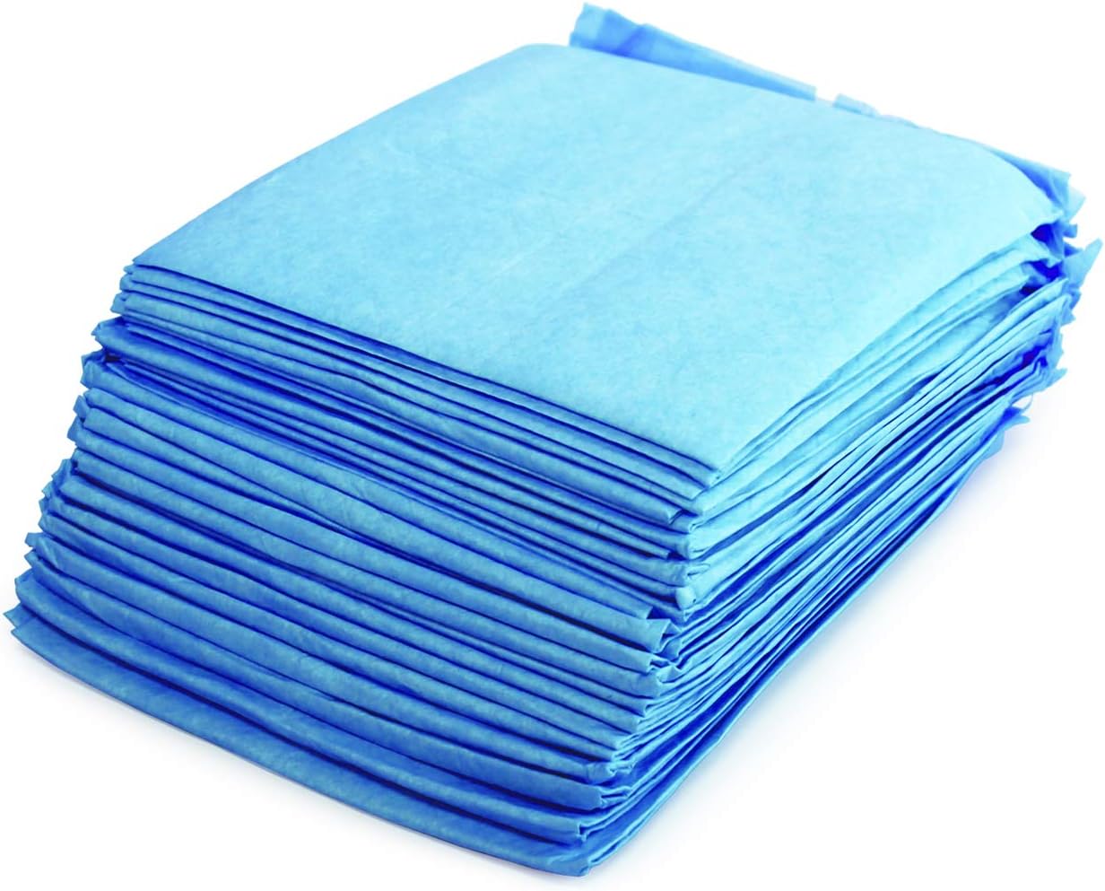 Medpride Disposable Underpads 23'' X 36'' (25-Count) Incontinence Pads, Bed Covers, Puppy Training | Thick, Super Absorbent Protection for Kids, Adults, Elderly | Liquid, Urine, Accidents: Health & Personal Care