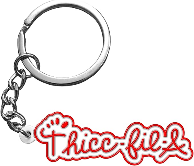 THICCFILA Keychain Cute Keychain for Girlfriend or Boyfriend, Best