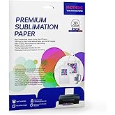 Methdic Sublimation Paper 8.5x11 Inch 30 Sheets Sublimation Blanks Transfer Paper For Inkjet Printer ，125 gsm