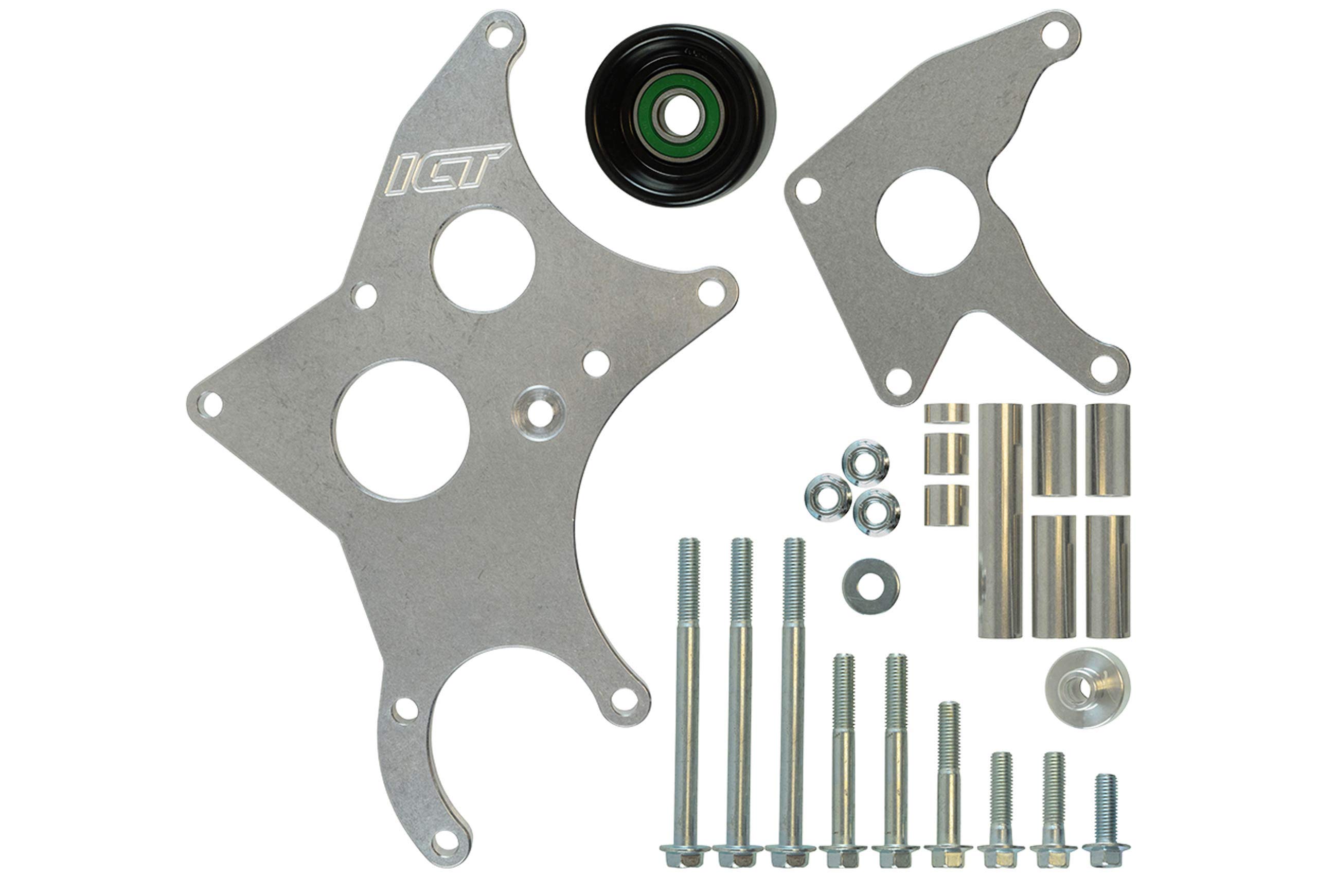 ICT Billet LS Truck SUV Driver Side Alternator/Power Steering Pump