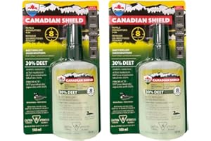 Canadian Shield Mosquito & Insect Repellent | Up to 8 Hours of Protection| Formulated for Camping, Hunting, Fishing, Family F