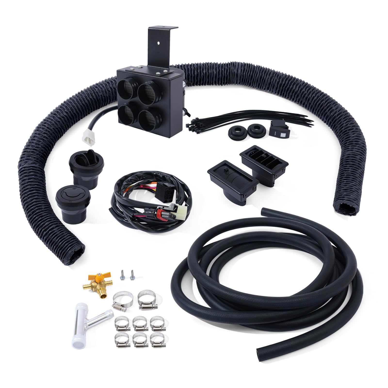 Photo 1 of EMB-HTR-2100 Cab Heater Kit with Defrost Compatible with Polaris Ranger 1000 570 1500 2020-2025