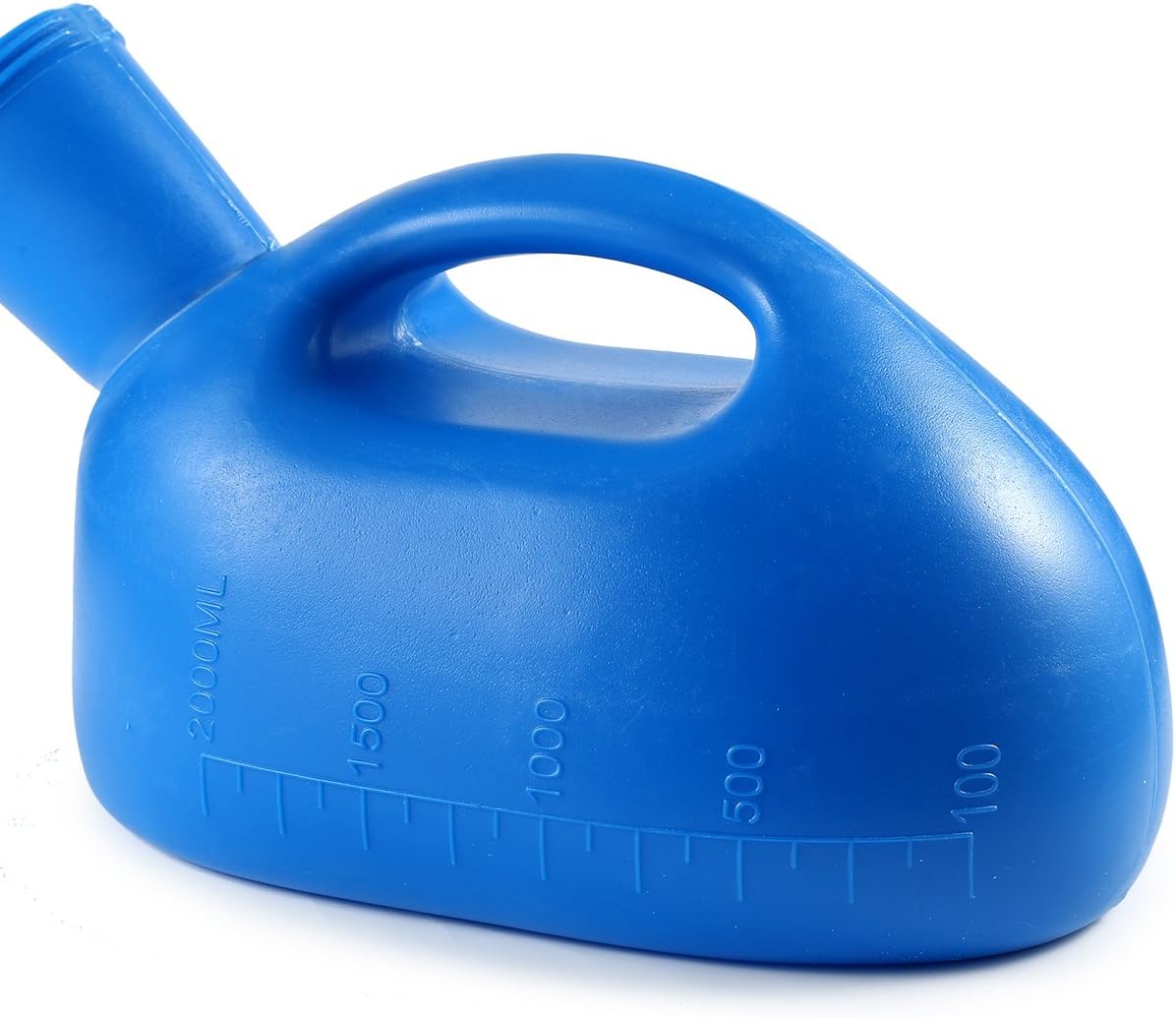 ONEDONE Urinal for Men Spill Proof Men's Potty Portable Urinal Pee Bottle 2000 ML for Hospital Home Camping Car Travel (Blue): Health & Personal Care