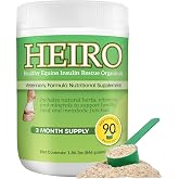 HEIRO Healthy Equine Nutritional Supplement for Horses, Herbal Blend with Magnesium and Vitamin E, Daily Metabolic Support Formula, Feed Powder, 90 Servings