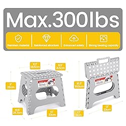 ACSTEP Folding Step Stool 11'' Foldable Step Stool