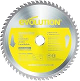 Evolution Power Tools 230TCT-60CS Circular Saw Blade 230 mm Carbide view 1