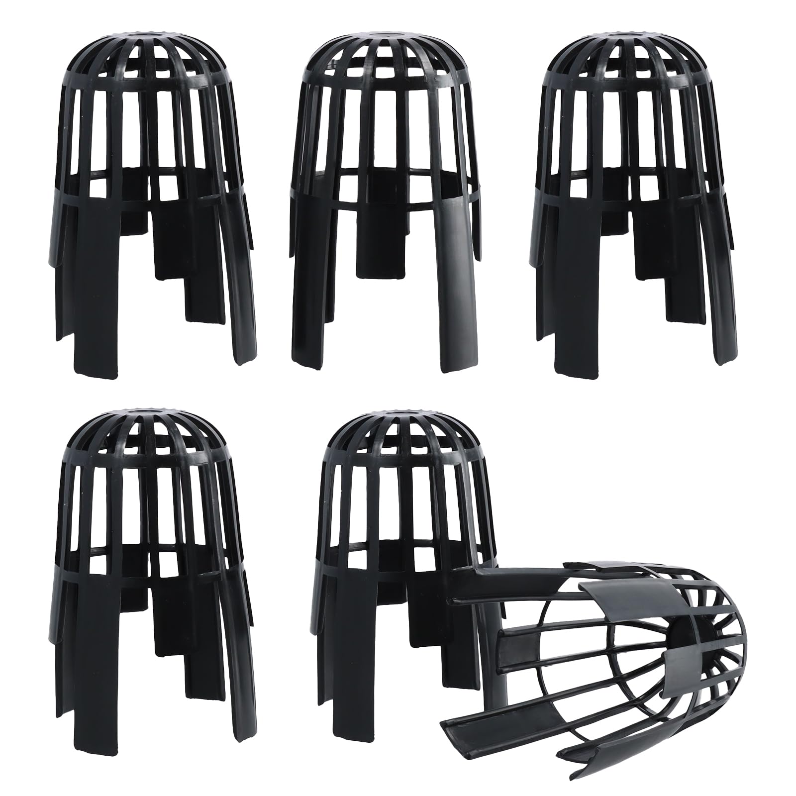6PCS Gutter Pipe Leaf Guard, Gutter Balloon Outlet Guards, Plastic Drain Protector to Stop Leaves and Better Water Drainage Fits 68mm Pipes