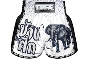 Tuff Sport Retro Muay Thai Shorts Boxing Shorts Classic Slim Cut MMA Kickboxing Workout Set Clothing Training