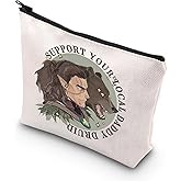 WCGXKO Video Game Lover Gift BG3 Merch Game Zipper Pouch Makeup Ba For BG3 Gamer (DADDY DRUID)