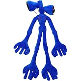 FIMIGID Monster Plush Stuffed Toys Limbs Movable Cartoon Cat and Dog Doll, 22 inch Plush Toys for Home Decoration The Best Gift for Halloween and Christmas Party Birthday Gift (Light Blue Head)