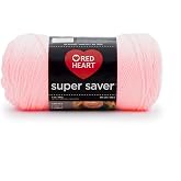 Red Heart Super Saver Yarn, Petal Pink