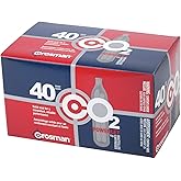 Crosman 40-Count 12-Gram CO2 Cartridges For Air Rifles And Air Pistols 23140-N, Packaging May Vary