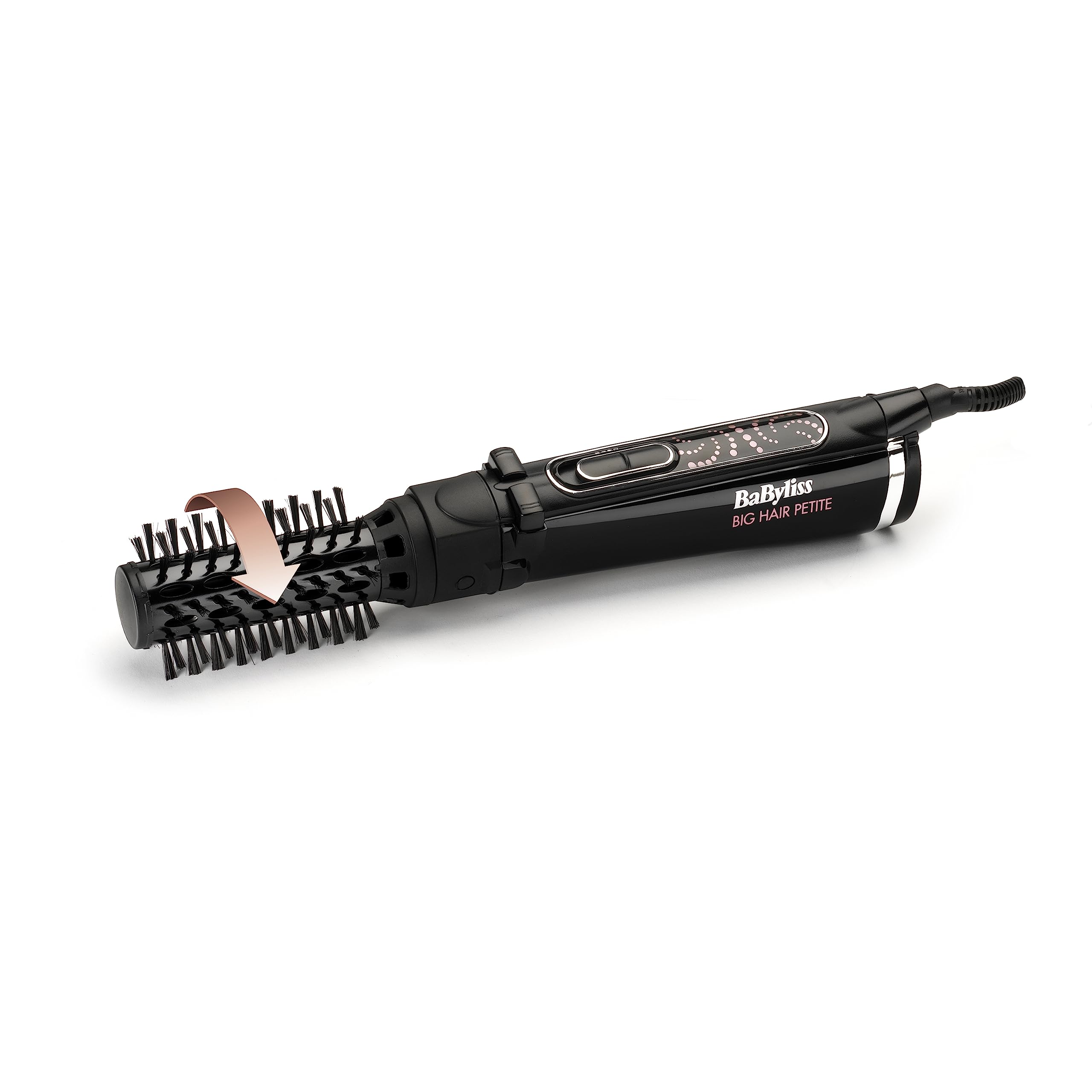 BaByliss Big Hair Petite Rotating Styler, Hot Air Brush, 32mm Ceramic Barrel, 700W, Ionic