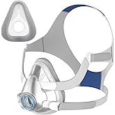 MEDICOLOR Improved Frame Assembly Set for AirTouch F20 Medium – Includes Head Strap, Memory Foam Mask Cushion M, Comfortable & Secure Fit CPAP Supplies, No Elbow