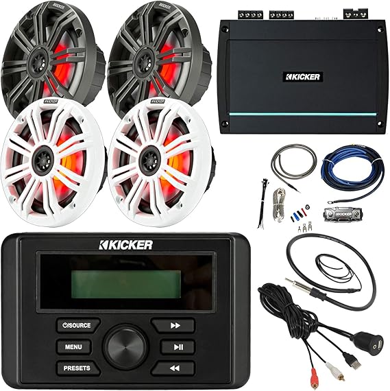 kicker marine stereo system