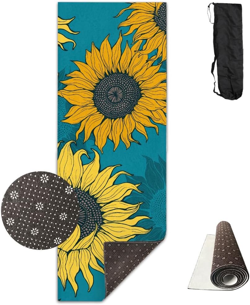 sunflower yoga mat