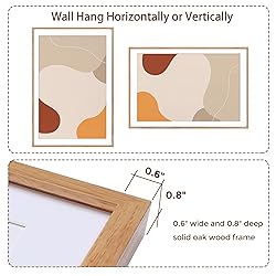 27x40 Picture Frame, Solid Oak Wood 27x40 Poster
