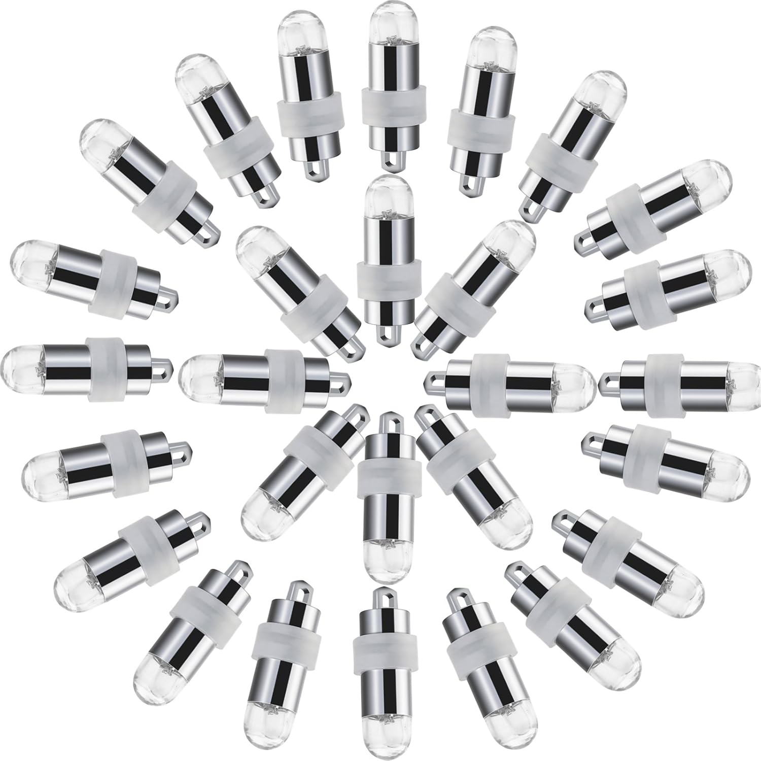 HOSL 60 Pack Multicolor LED Submersible Waterproof Mini Blinking Lights for Paper Lantern Balloon Floral Wedding Halloween Christmas Party Decoration Centerpieces