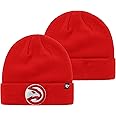 47 NBA Unisex-Adult Primary Logo Cuffed Knit Primary Logo Team Color Beanie Hat Cold Weather Hat, One Size