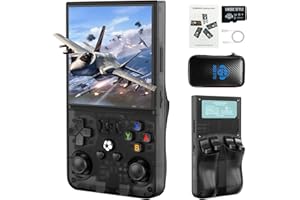 YEQOO R36MAX Retro Handheld Game Console, 4.0 Inch IPS HD Screen Portable Retro Gaming Console, 1.5GHz CPU Support 30+ Emulat
