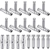 Otoolling 20pcs 20 Pcs Brass Misting Nozzles with Slip Connectors, 1/4 Inch | Brass Micro-nozzles and Connectors, for Outdoor Cooling System, Patio Misting, Greenhouse Watering, Corrosion Resistant