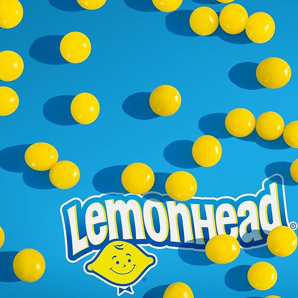 LEMONHEAD HARD LEMON CANDY, 0.8 OUNCE BOXES (PACK OF 24)