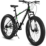 Elecony Ecarpat 20/24/26 Inch Fat Tire Bike 21