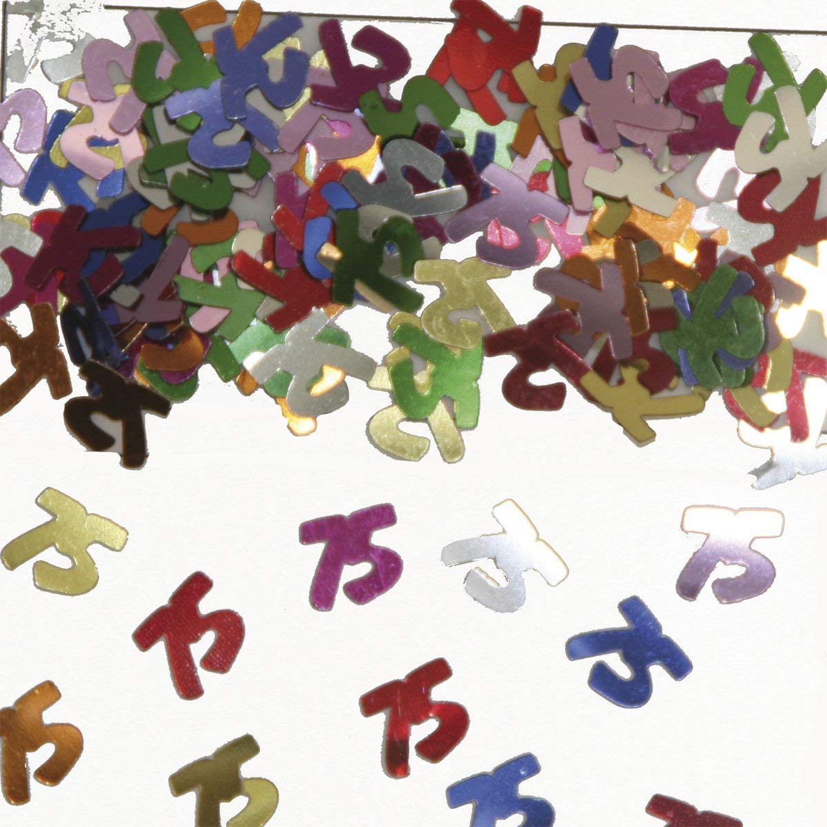 Folat - Party Confetti Number 75 - Multi colors