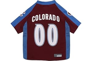 Pets First NHL Colorado Avalanche Jersey for Dogs & Cats, X-Large. - Let Your Pet Be A Real NHL Fan!