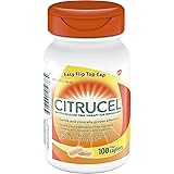 Citrucel Methylcellulose Fiber Caplets for Occasional Constipation Relief, Orange Flavor - 100 Count